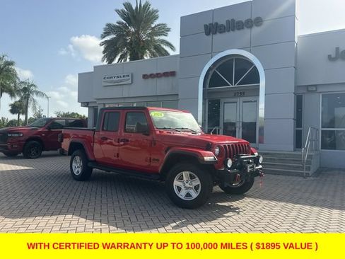 Certified 2020 Jeep Gladiator Sport w/ Quick Order Package 24S AWD/4WD image 1