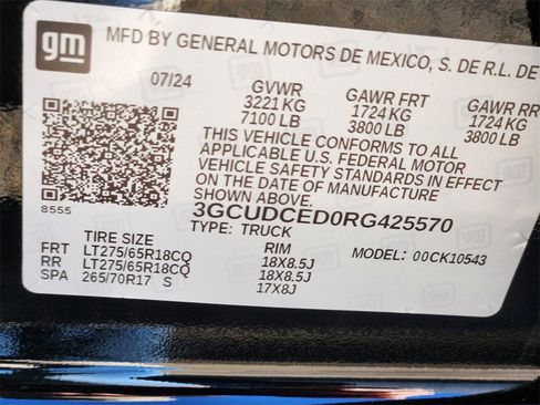 Used 2024 Chevrolet Silverado 1500 Custom Trail Boss w/ LPO, Dark Essentials Package image 24