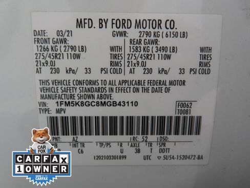 Used 2021 Ford Explorer ST w/ Equipment Group 401A image 29