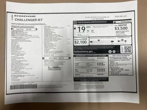Used 2017 Dodge Challenger R/T w/ Blacktop Package image 35
