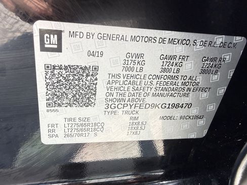 Used 2019 Chevrolet Silverado 1500 LT Trail Boss w/ Convenience Package AWD/4WD image 33