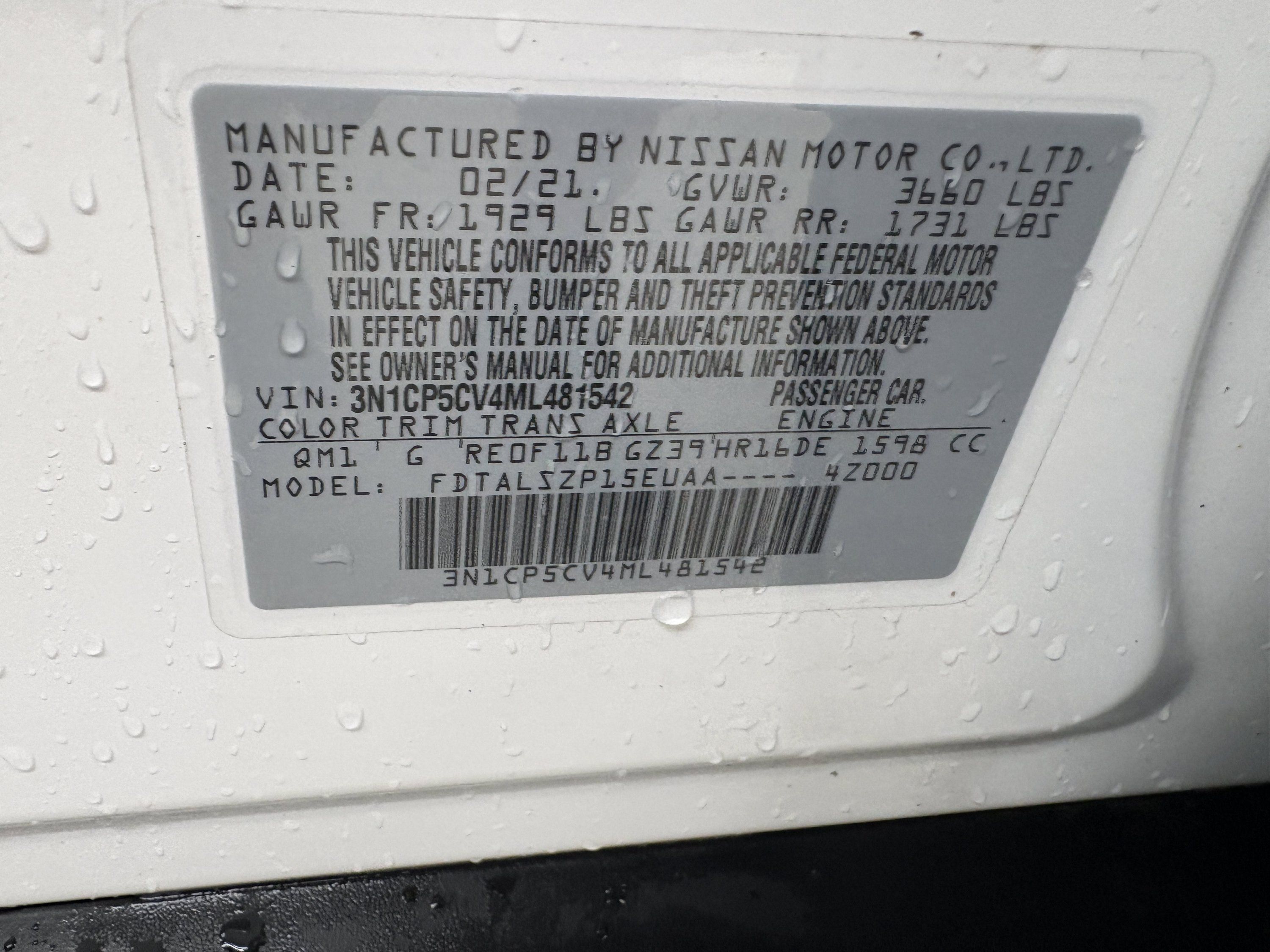 Used 2021 Nissan Kicks SV FWD image 32