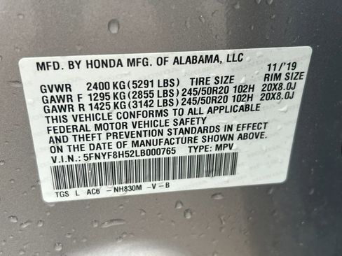 Used 2020 Honda Passport EX-L image 32