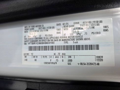 Used 2025 Ford Transit 250 148 Medium Roof RWD image 21