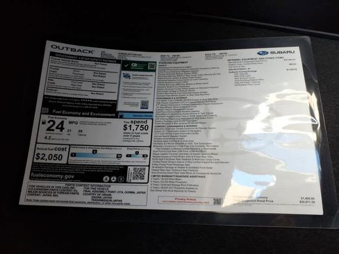 New 2026 Subaru Outback Touring XT image 40