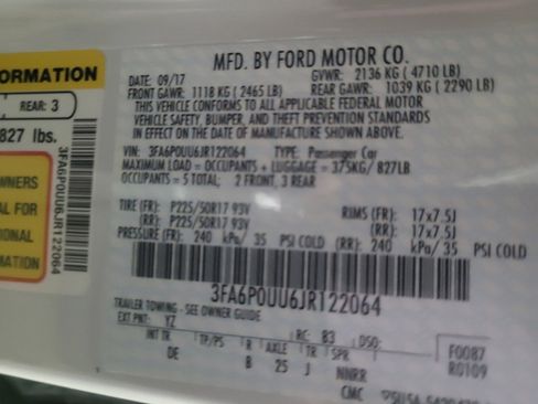 Used 2018 Ford Fusion S image 33