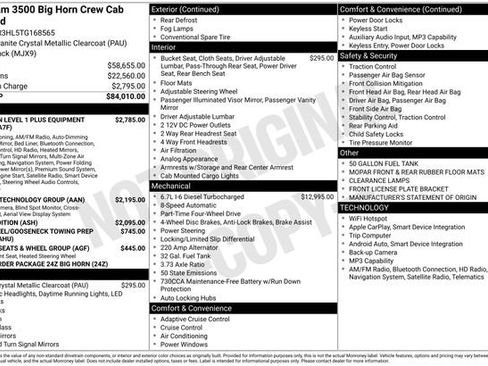 New 2026 RAM 3500 Big Horn AWD/4WD image 31