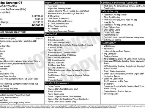 Used 2026 Dodge Durango GT AWD/4WD image 6