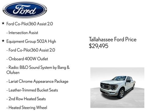Used 2021 Ford F150 Lariat w/ Equipment Group 502A High image 9