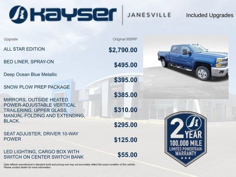 Used 2016 Chevrolet Silverado 2500 LT w/ All Star Edition image 2