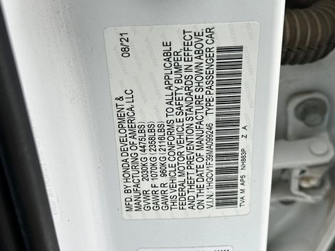 Certified 2021 Honda Accord Sport image 27