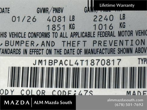 New 2026 MAZDA MAZDA3 2.5 S Sedan w/ Preferred Pkg FWD image 33