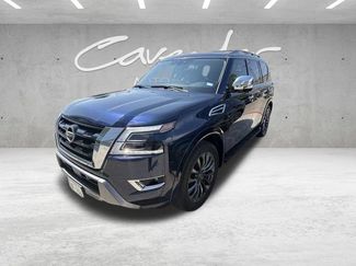 Used 2023 Nissan Armada Platinum w/ Captain's Chairs Package RWD video 1