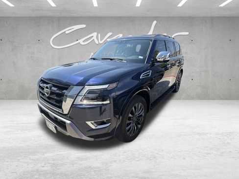 Used 2023 Nissan Armada Platinum w/ Captain's Chairs Package RWD image 1