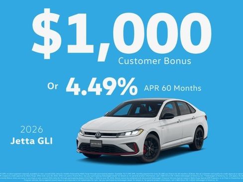 New 2026 Volkswagen Jetta GLI Autobahn FWD image 3