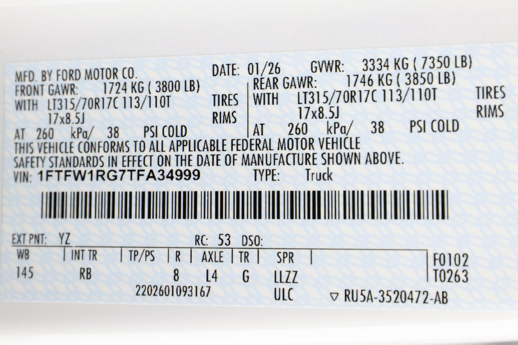 Used 2026 Ford F150 Raptor AWD/4WD image 48