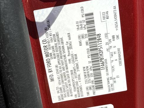 Used 2023 Ford Mustang Coupe RWD image 35
