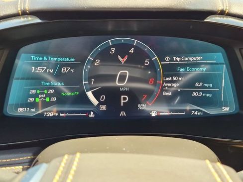 Certified 2025 Chevrolet Corvette Stingray Preferred Cpe w/ 2LT RWD image 13