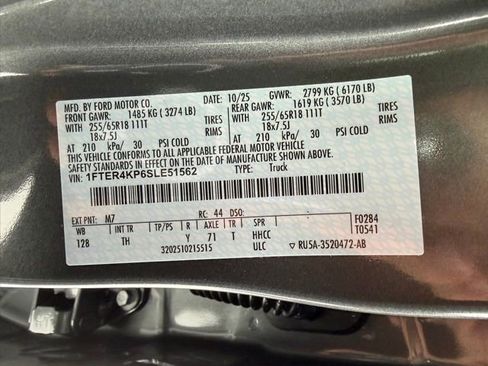 New 2025 Ford Ranger Lariat image 43