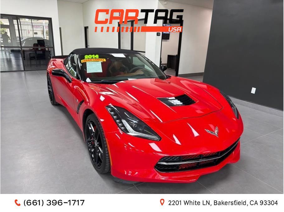 Used 2014 Chevrolet Corvette Stingray Convertible w/ 3LT Preferred Equipment Group RWD image 1