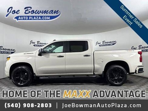 New 2026 Chevrolet Silverado 1500 Custom w/ Turbomax Blackout Package AWD/4WD image 1