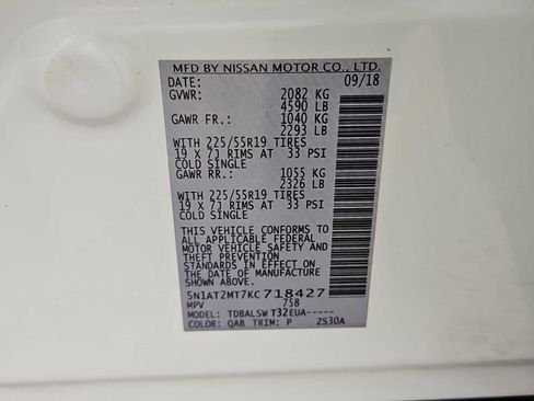 Used 2019 Nissan Rogue SL w/ Premium Package image 25