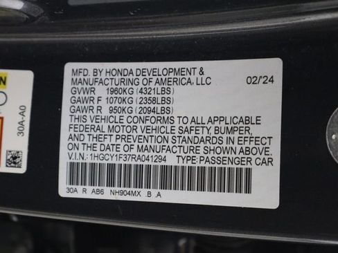 Used 2024 Honda Accord EX image 33