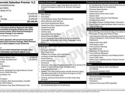 Used 2023 Chevrolet Suburban Premier AWD/4WD image 6