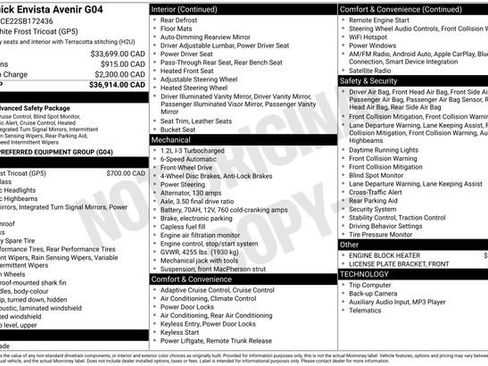 Used 2025 Buick Envista Avenir FWD image 19