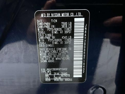 Used 2024 Nissan Armada SL w/ Cargo Package image 26