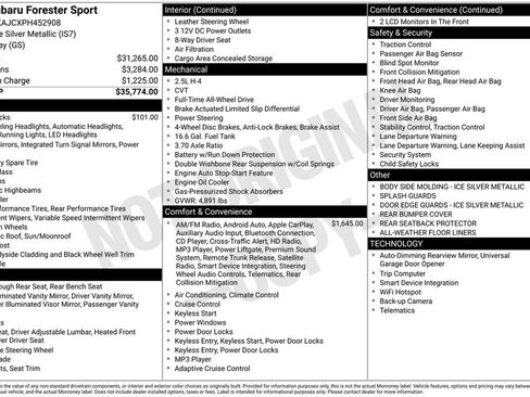 Used 2023 Subaru Forester Sport image 6