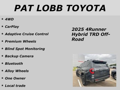 Used 2025 Toyota 4Runner TRD Off-Road AWD/4WD image 21
