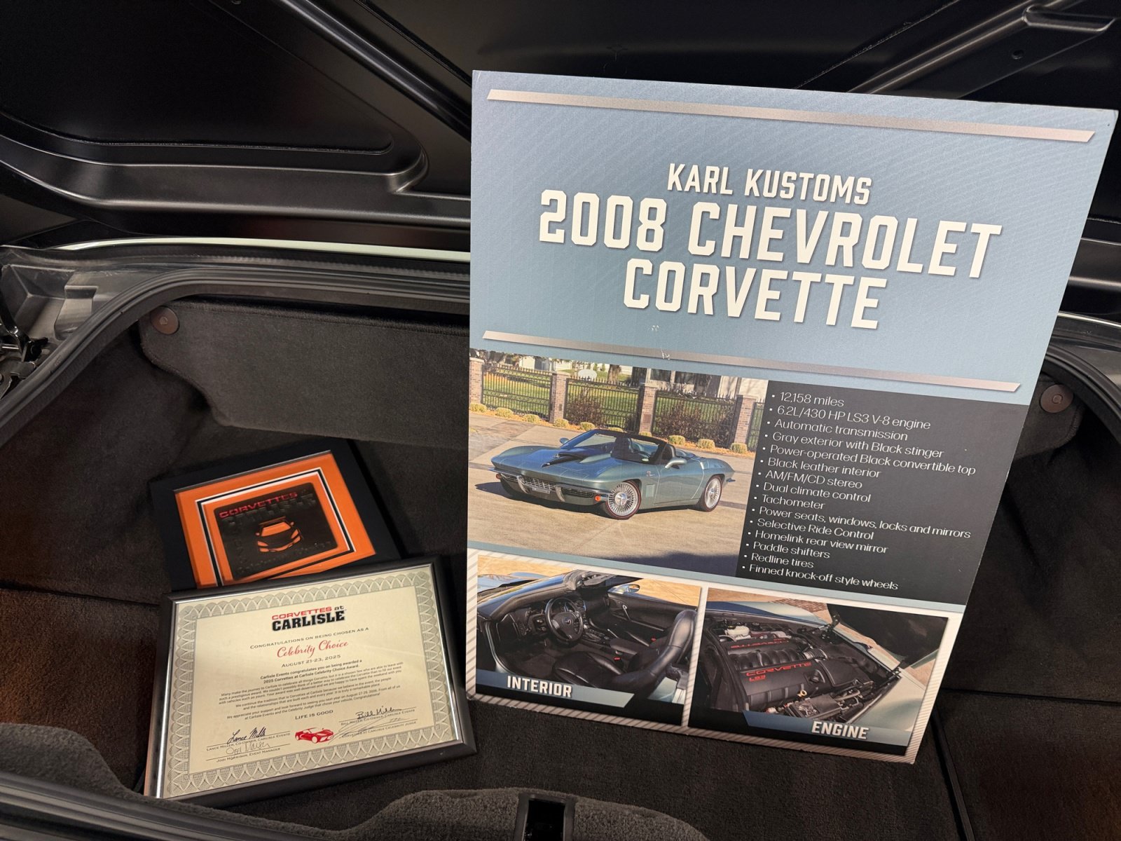 Used 2008 Chevrolet Corvette Convertible w/ Preferred Equipment Group RWD image 45