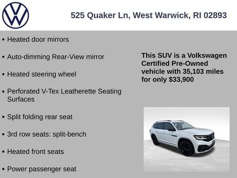 Certified 2022 Volkswagen Atlas SEL R-Line image 19