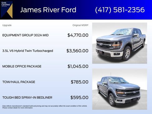 Used 2024 Ford F150 XLT w/ Equipment Group 302A MID AWD/4WD image 6