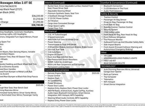 Used 2022 Volkswagen Atlas SE image 5