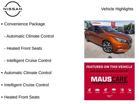 Used 2021 Nissan Versa SR w/ Convenience Package FWD image 8