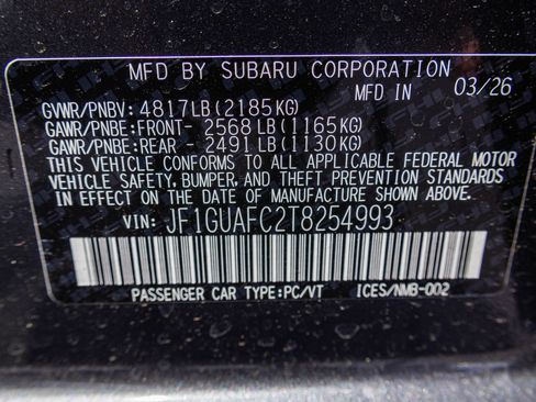New 2026 Subaru Impreza 2.0i Sport AWD/4WD image 44