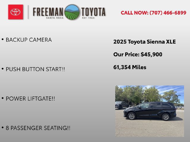 Used 2025 Toyota Sienna XLE FWD image 9