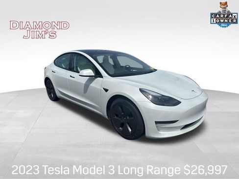 Used 2023 Tesla Model 3 Long Range AWD/4WD image 1