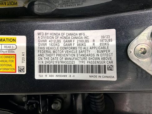 Used 2024 Honda Civic Touring image 35