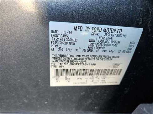 Used 2015 Ford Explorer Sport w/ Equipment Group 401A image 23