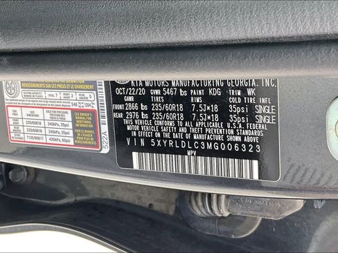 Used 2021 Kia Sorento S w/ Panoramic Sunroof Package image 36