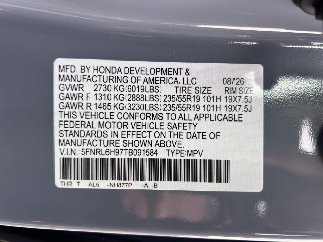 New 2026 Honda Odyssey Elite image 18