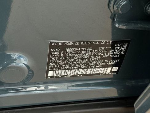 New 2027 Honda HR-V Sport image 34
