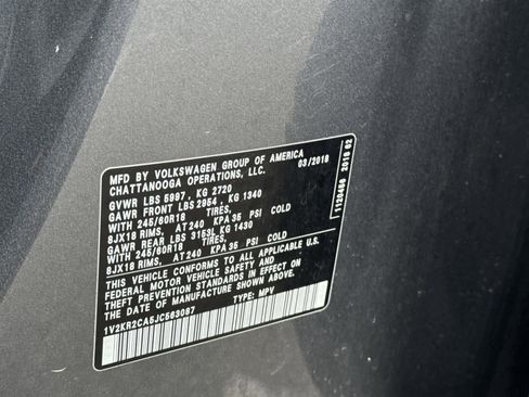 Used 2018 Volkswagen Atlas SE image 31