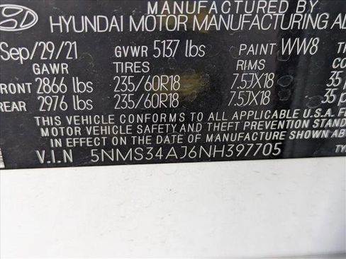 Used 2022 Hyundai Santa Fe SEL w/ Convenience + Premium Package image 23