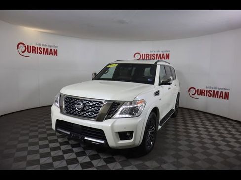 Used 2019 Nissan Armada Platinum w/ Captain's Chairs Package AWD/4WD image 2