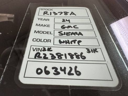 Used 2024 GMC Sierra 1500 Pro w/ Graphite Edition RWD image 23