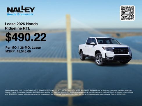 New 2026 Honda Ridgeline RTL image 3